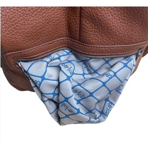 Co lab Pebbled Vegan Leather Shoulder Bag Brown Boho Fall Casual Trendy Hobo EUC - Picture 10 of 16